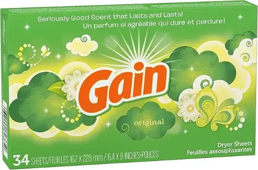 [T82365] GAIN DRYER SHEETS ORIGINAL 34CT