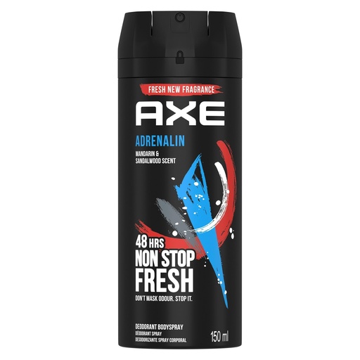[6001087364652] AXE BODYSPRAY ADRENALIN 150ml