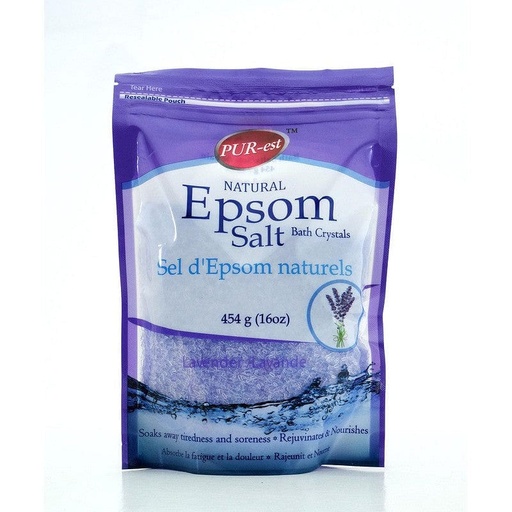 [H31558] Purest Epsom Salt lavender 454g