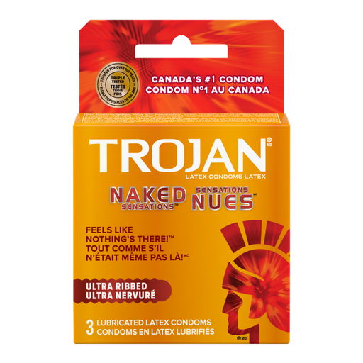 [5445]  TROJAN NAKED SENSATIONS CONDOMS 3PK