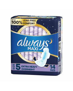 [030772034002] ALWAYS MAXI 2X LARGEW/WINGS 14CT