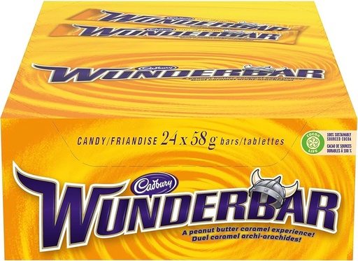 [18653] CADBURY WUNDERBAR 58G / 24CT