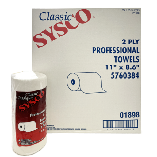 [078982608415] SYSCO 2 PLY PAPER TOWEL ROLL