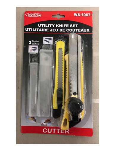 [063252373490] UTILITY KNIFE SET 