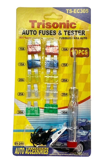 [Aut-2122] Fuses w/tester 10pcs