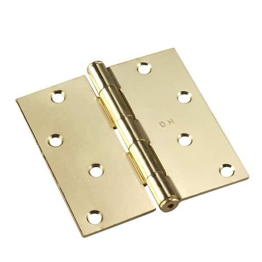[063252388937] BRASS UTILITY HINGE 4"