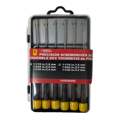 [WHH-3008] PRECISION SCREWDRIVER 6PK