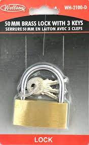 [WH-2100D] BRASS LOCK 50mm