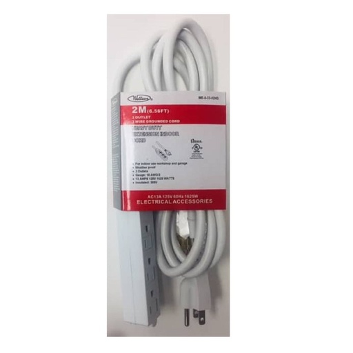 [WE-02] Indoor extension cord 2M