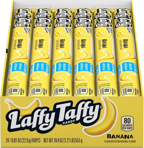 [8617] LAFFY TAFFY BANANA 42G/ 24CT 