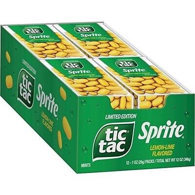 [062020433053] TIC TAC SPRITE LEMON 12CT  