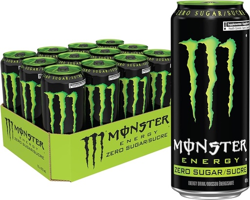 [070847811596] MONSTER ENERGY LO-CALORIE 473ML/ 12CT