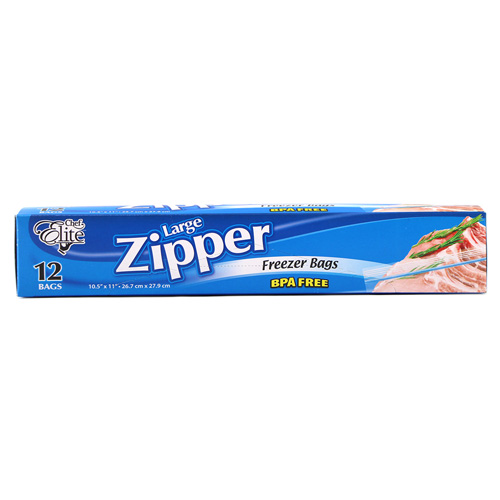 [5505220] ZIPPER BAGS 10.5"X11" / 12PK