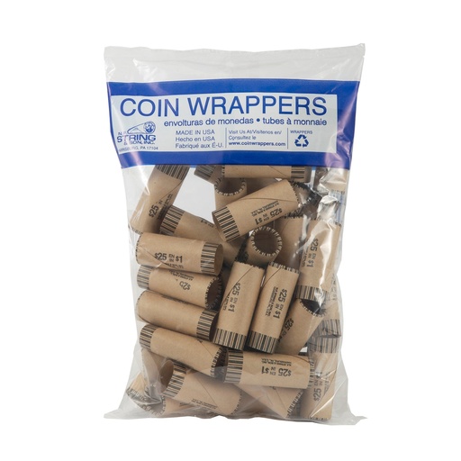 [5527178] COIN WRAPPERS $1.00