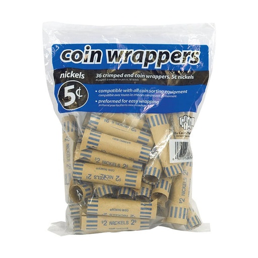[724044010428] COIN WRAPPERS $.05 
