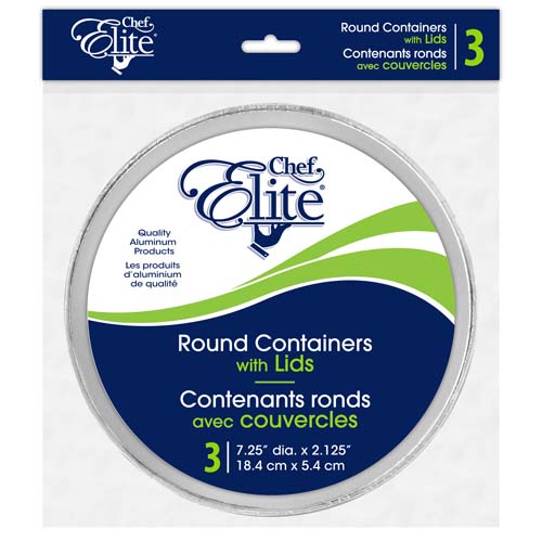 [5470535] ROUND CONTAINERS 7.25" W/ LID 3PK