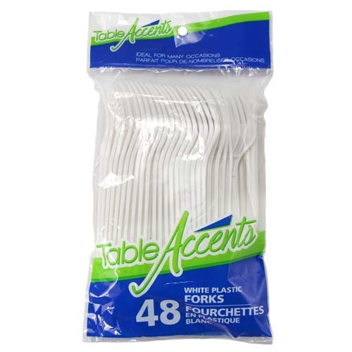 [5634242] PLASTIC FORKS 48/PK