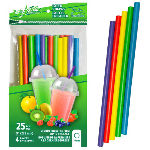 [5550004] REUSABLE STRAWS /25PK 
