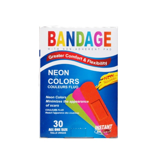 [H31154] BANADAGE NEONCOLORS /30pk
