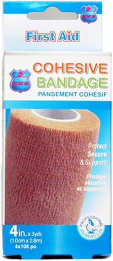 [H31167] INSTANT AID COHESIVE BANDAGE 4"