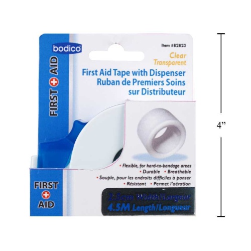 [H31174] First aid clear tape 2.5cmx4.5m