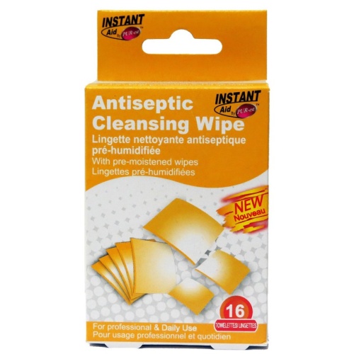 ANTISEPTIC CLEANSING WIPE/ 16PK