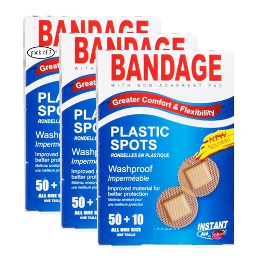 [H31151] Plastic spot bandage 60pcs