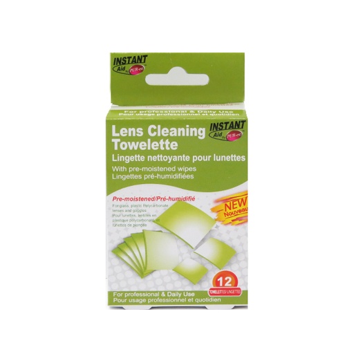[806712312819] LENS CLEANING WIPES 12/PK 