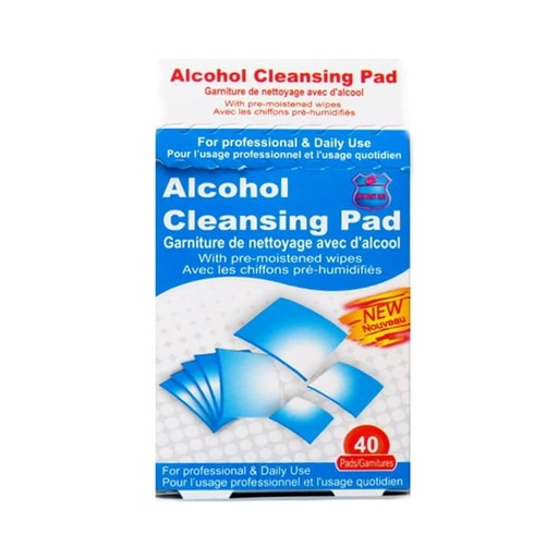 [H31186] ALCOHOL CLEANSING PADS 40/pk