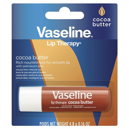 [H00687] VASELINE LIP BALM COCOA BUTTER 4.8G 