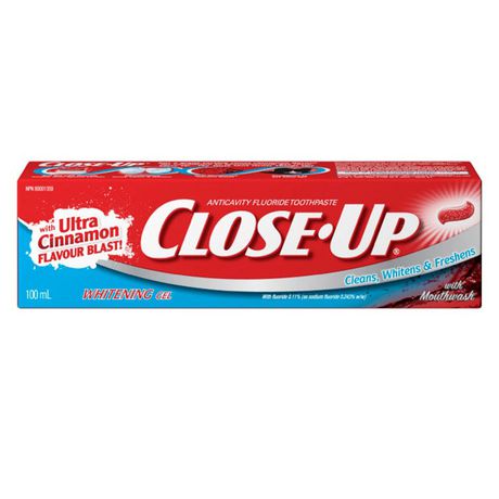 [H90924] CLOSE UP TOOTH PASTE ULTRA CINNAMON 100ML