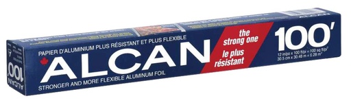 [F12100] ALCAN ALUMINUM FOIL 100"