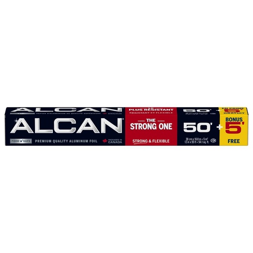 [F01250] ALCAN ALUMINUM FOIL 50FT