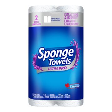 [T53330] Sponge towel 2/pk