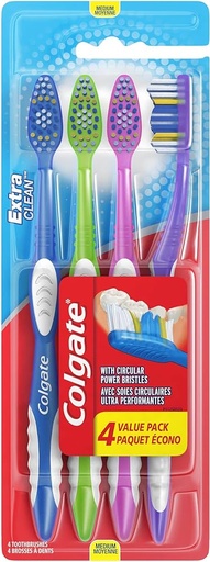 COLGATE TOOTHBRUSH 4/PK