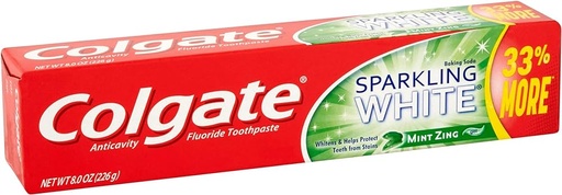 [035000444332] COLGATE TOOTHPASTE SPARKING WHITE