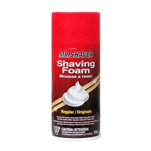 [H30593] MR. SHAVER SHAVING FOAM REGULAR/ 283G