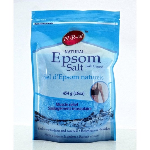 [H31562] Purest Epsom Salt muscle relief 454g