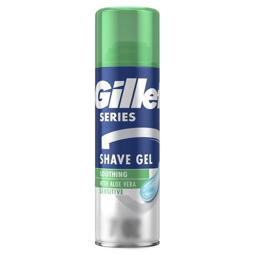 [047400130708] GILLETTE SHAVE GEL SOOTHING 198g