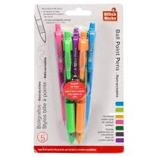 [062823301498] BALL PENS 5PK 