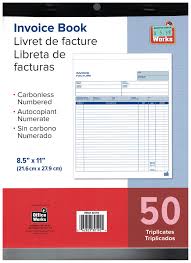 [30192] Triplicates invoice book 50 