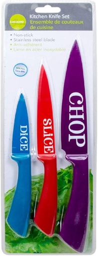 [70377] KITCHEN KNIFE SET / 3PK 