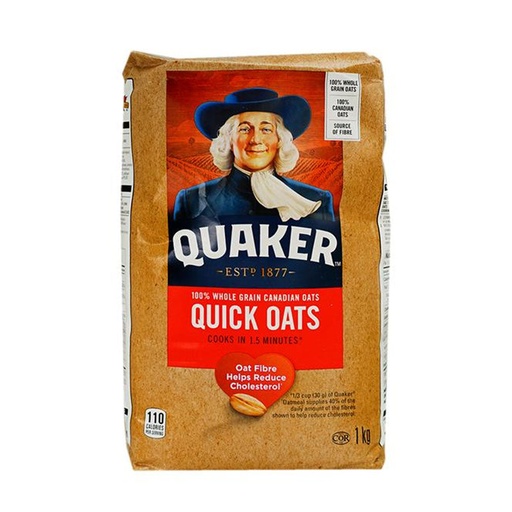 [055577101100] QUAKER QUICK OATS 1kg