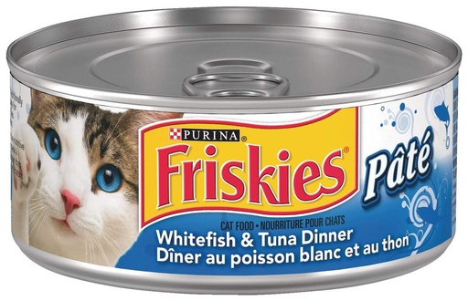 FRISKIES PATE WHITEFISH & TUNA 156MG 
