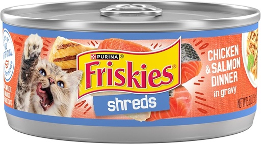 [35363] FRIESKIES SHRD. CHICKEN & SALMON 156G 