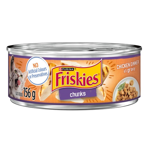 [056366006729] FRISKIES CHUNKS CHICKEN IN GRAVY 156MG  
