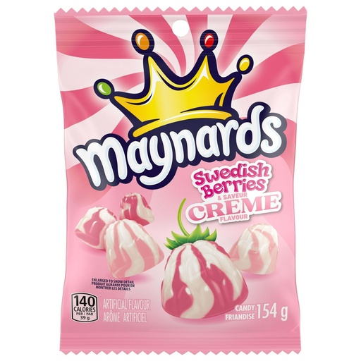 [057700017920] MAYNARDS SWEDISH BERRIES CREME 154G  