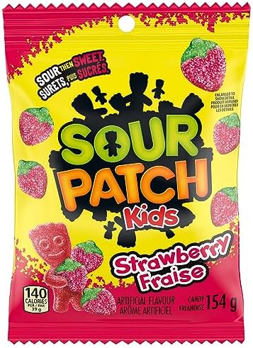 MAYNARDS SOUR PATCH KIDS STRAWBERRY 154G 
