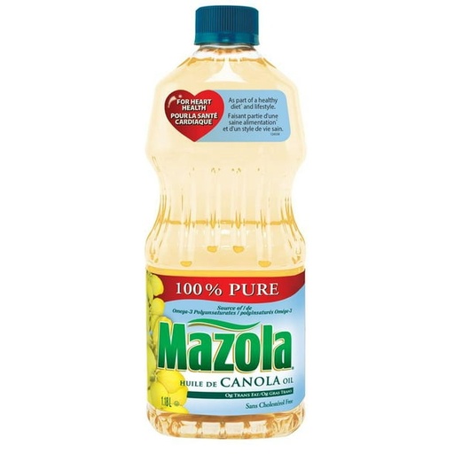 [761720001783] MAZOLA CANOLA OIL 1.18L
