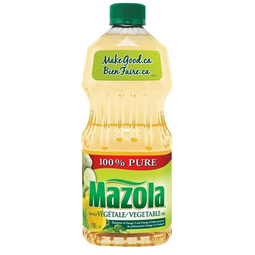 MAZOLA VEGE. OIL 1.18L